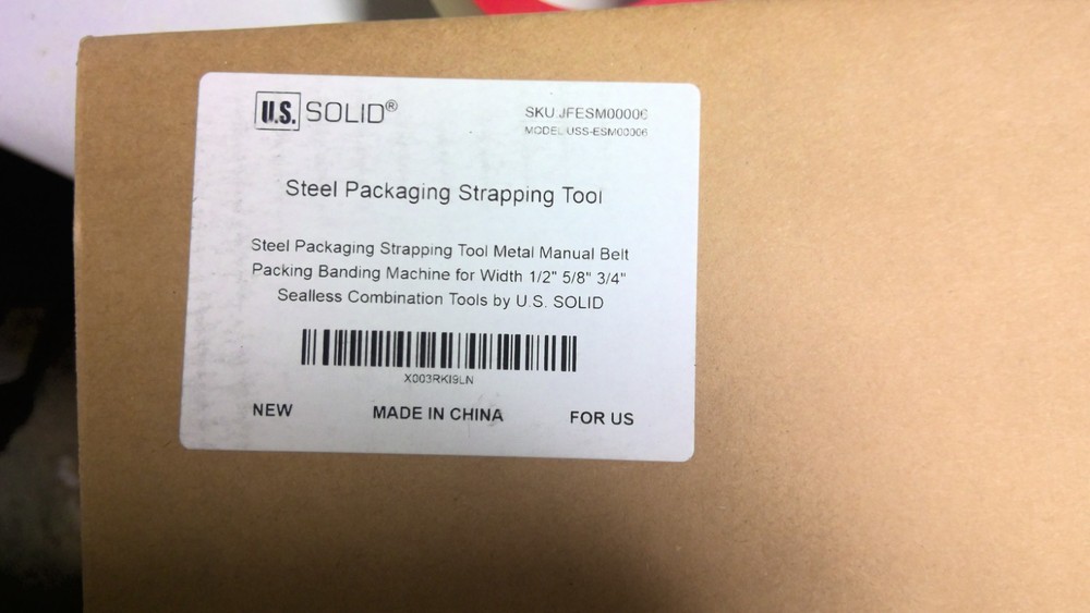 U.S. Solid Steel Packaging Strapping Tool Manual Packing Banding Machine