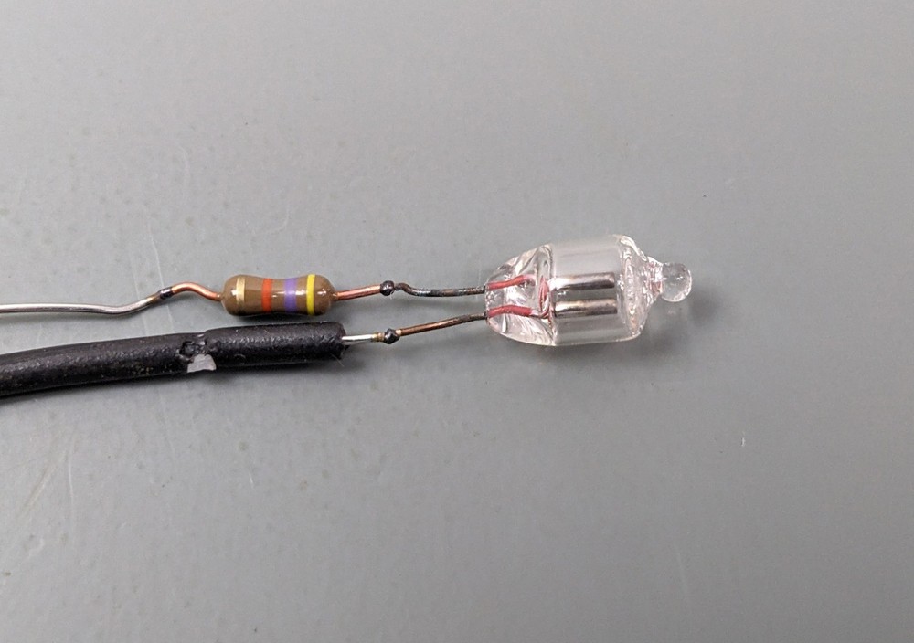 (2) Neon 120v Panel Mount Indicator Lamps, RED, Round