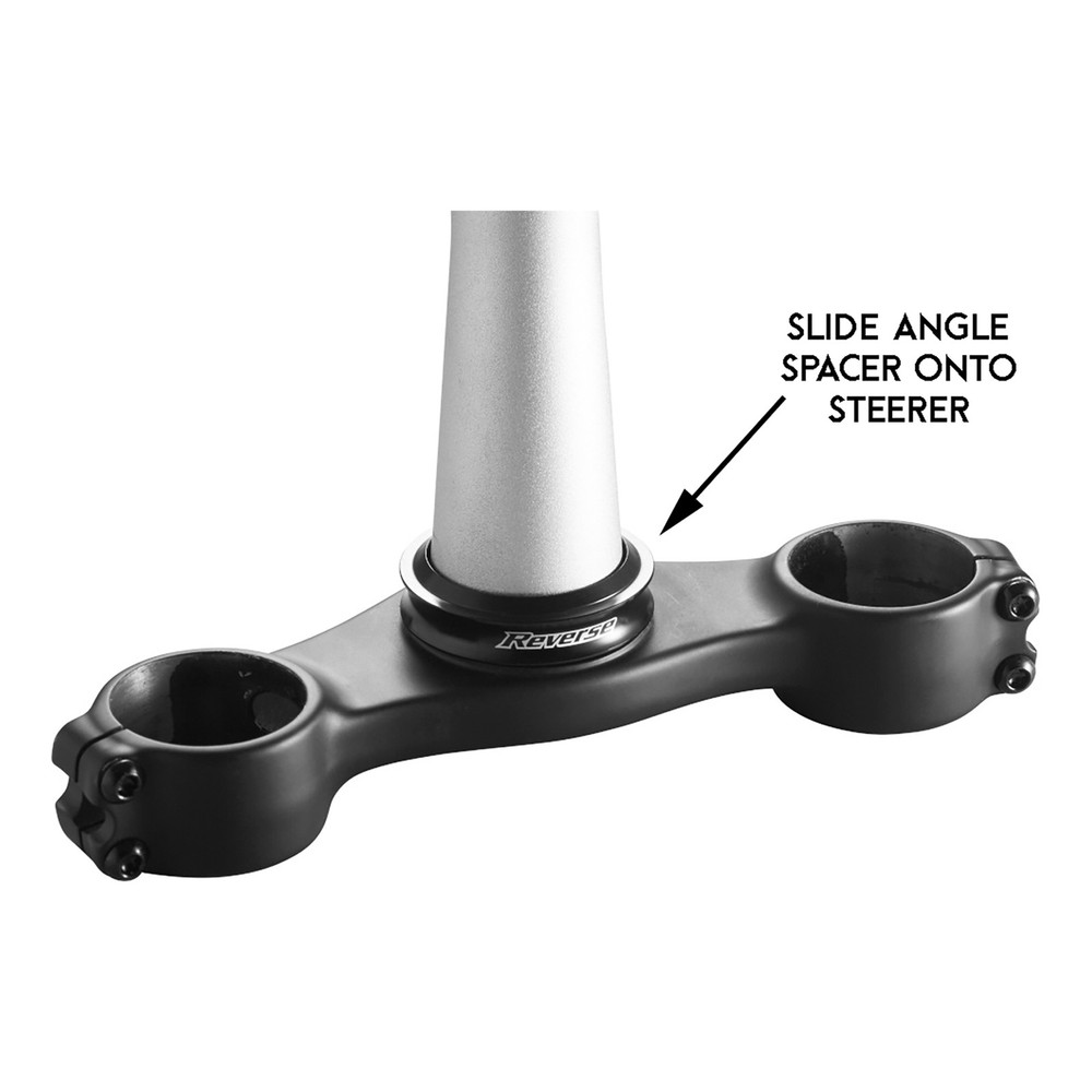 Reverse Angle Spacer, 1-1/8", Black