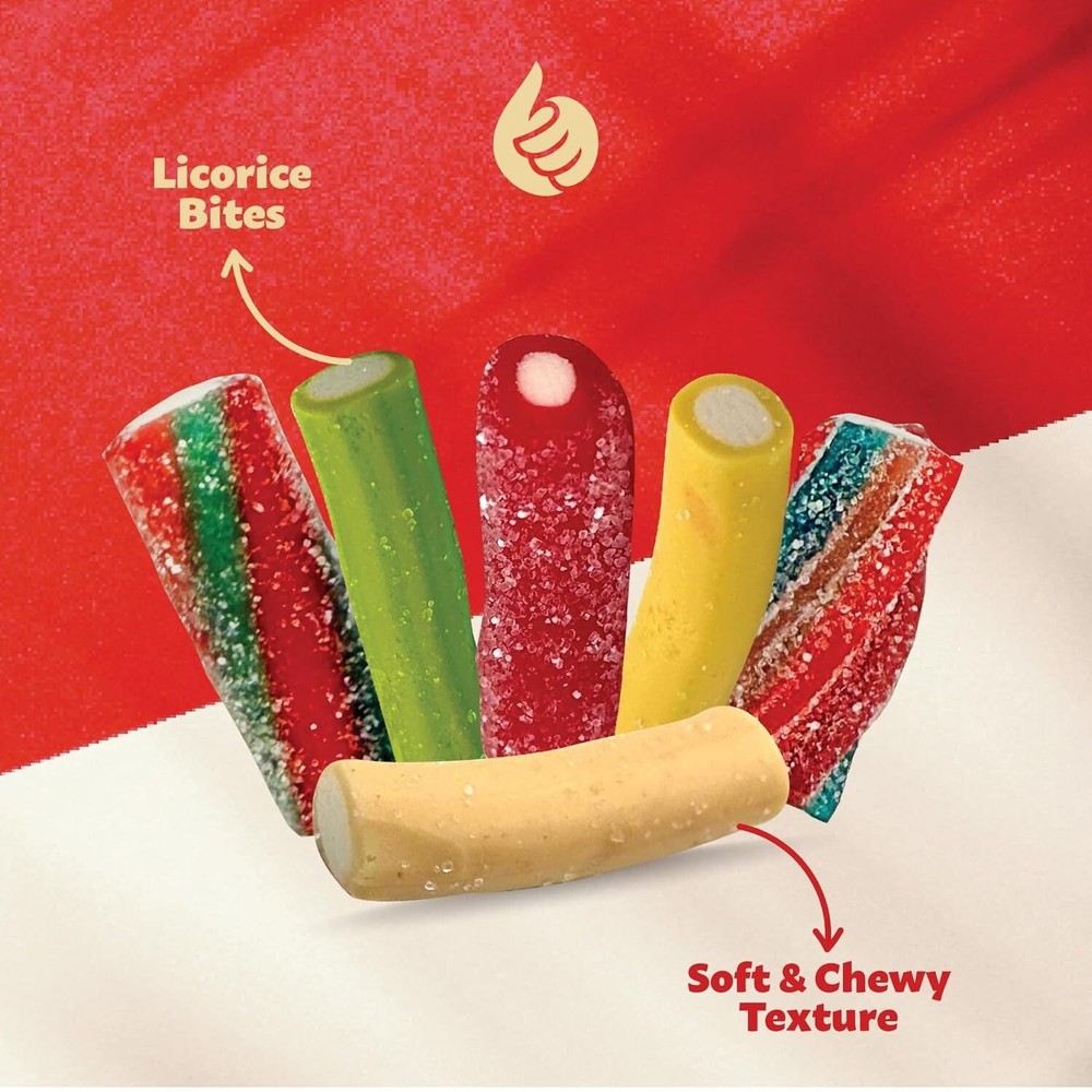 Pencil Bites Gummy Candy Mix 2-Pound Pack Assorted Fruit Flavors