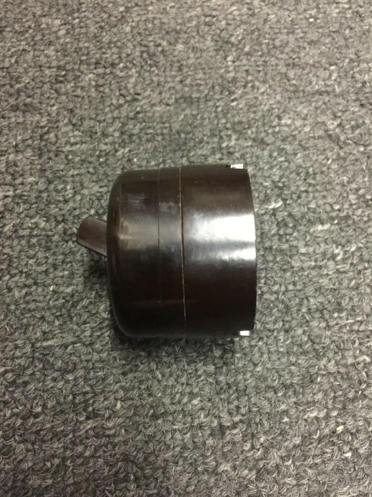 Vintage Leviton Brown Bakelite Round - Single-Pole Switch -