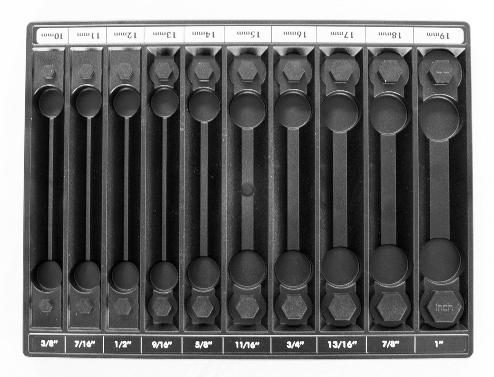 Tool Sorter Socket Organizer - Black