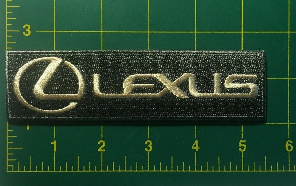 lexus patch Lexus patch sew or iron on 5.5" x 1.5" 2 pcs. 2 patches Lexus patch