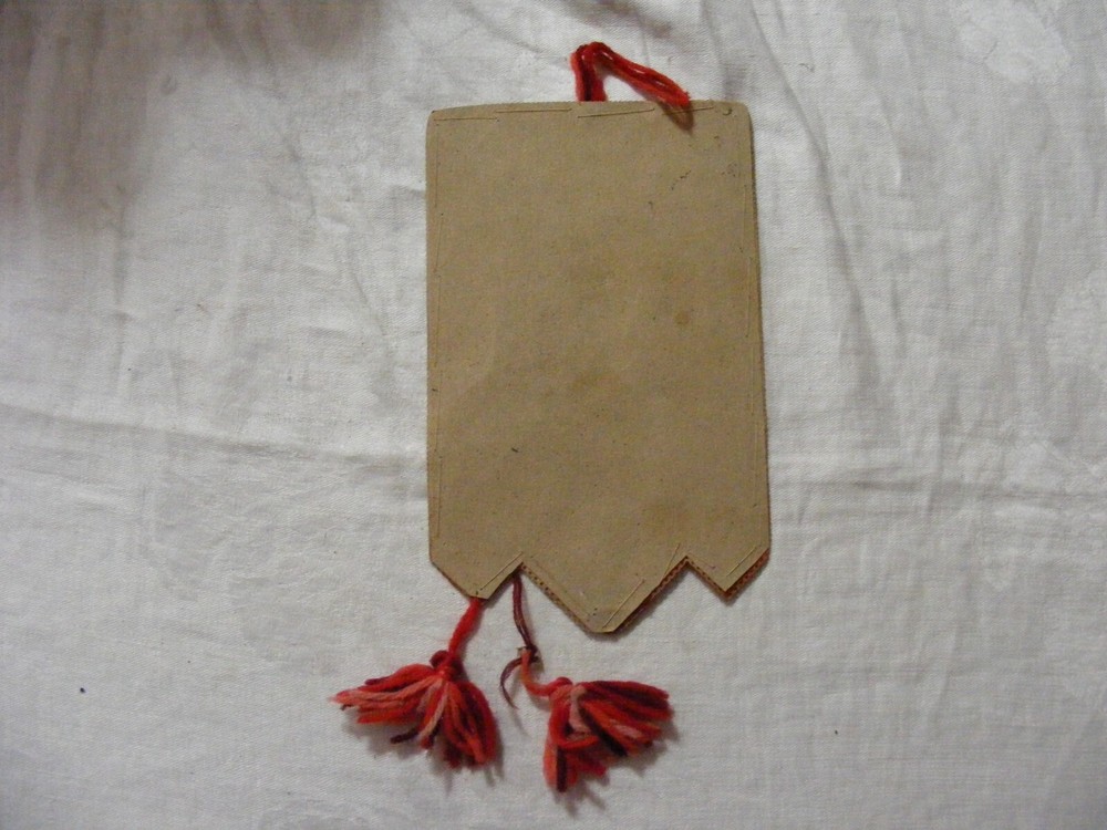 Vintage Cross Stitched Hanging Match Striker
