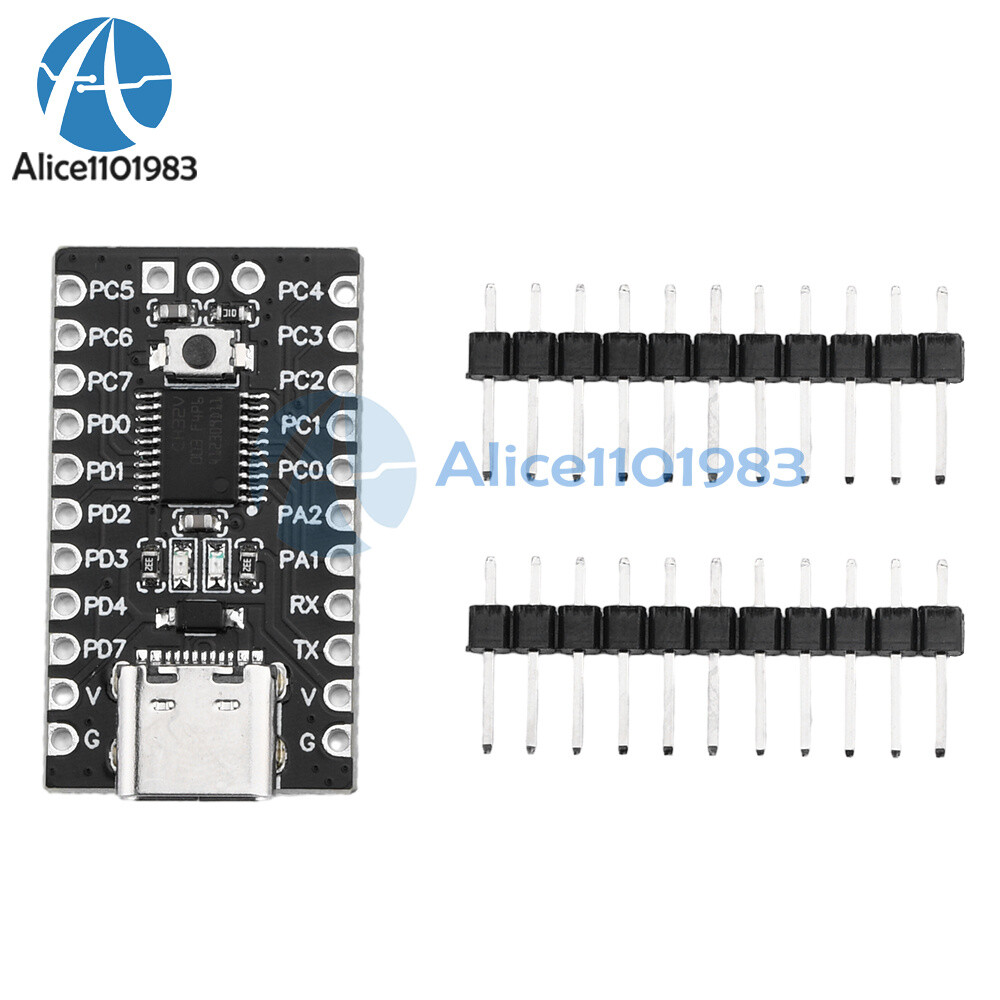 1-10PCS CH32V003F4P6 Core Development Board RISC-V Processor IIC SPI Type-C