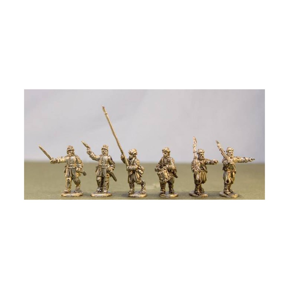 Old Glory Blue & Gray CSA 15mm Zouave Command in Turbans Pack New