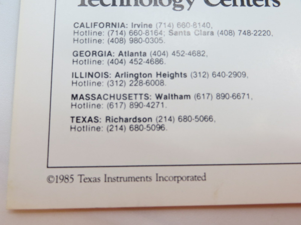 4 Texas Instruments Vintage Reference Micro-Processors Semiconductor Graphics