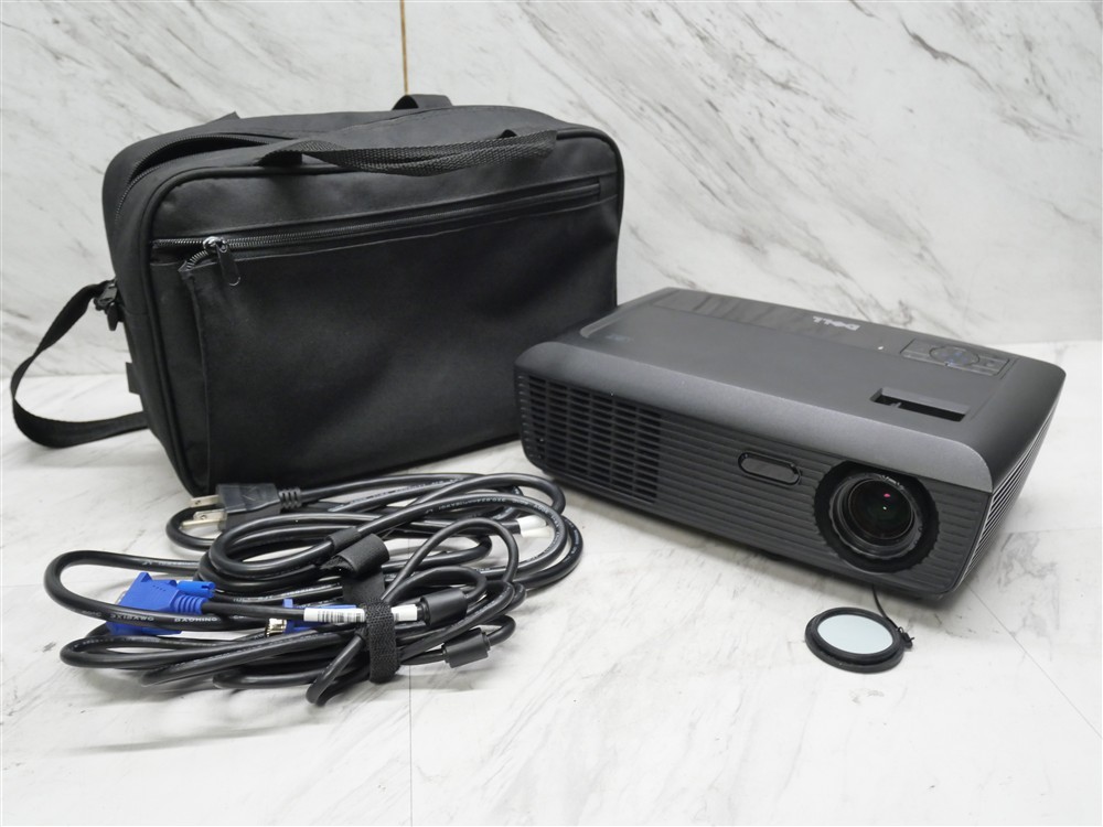 Dell 1210S Projector 385 Hours on Lamp Tested & Working - Includes Bag!