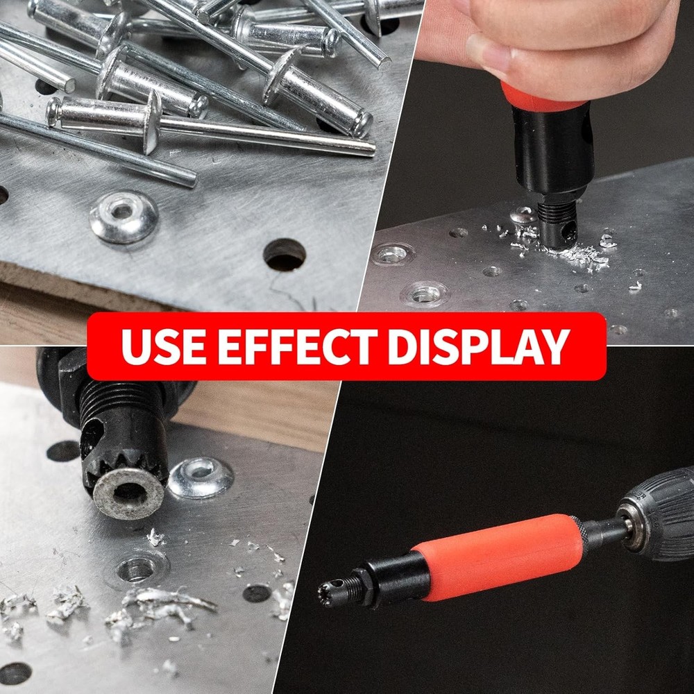 Rivet Removal Tool,POP Drill Remover,Electric Adapter Rivets...