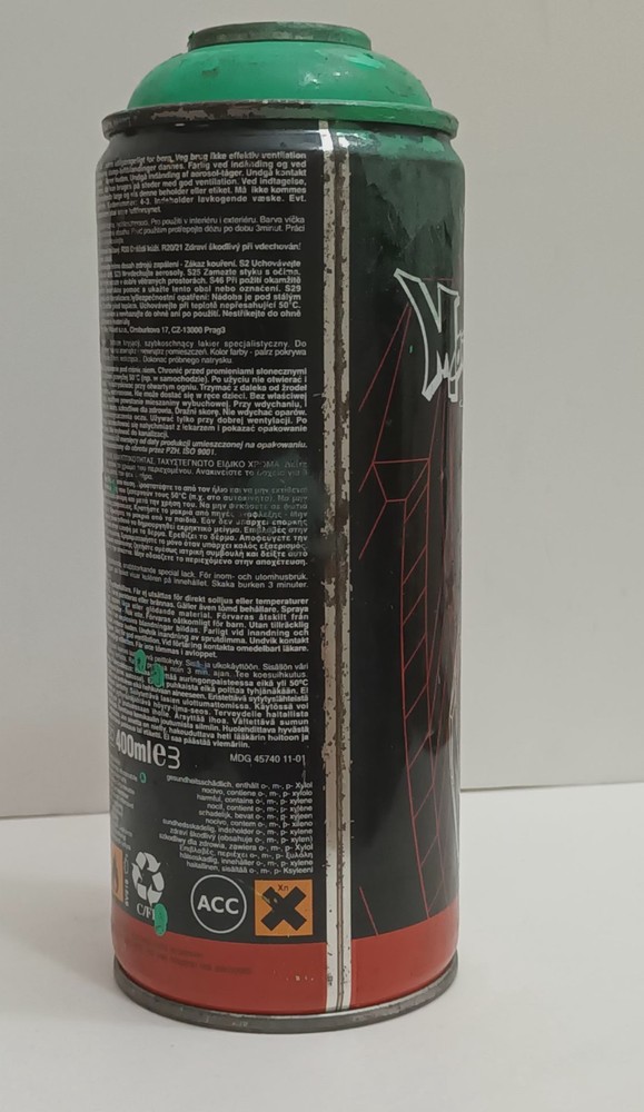 Montana cans vintage spray can empty