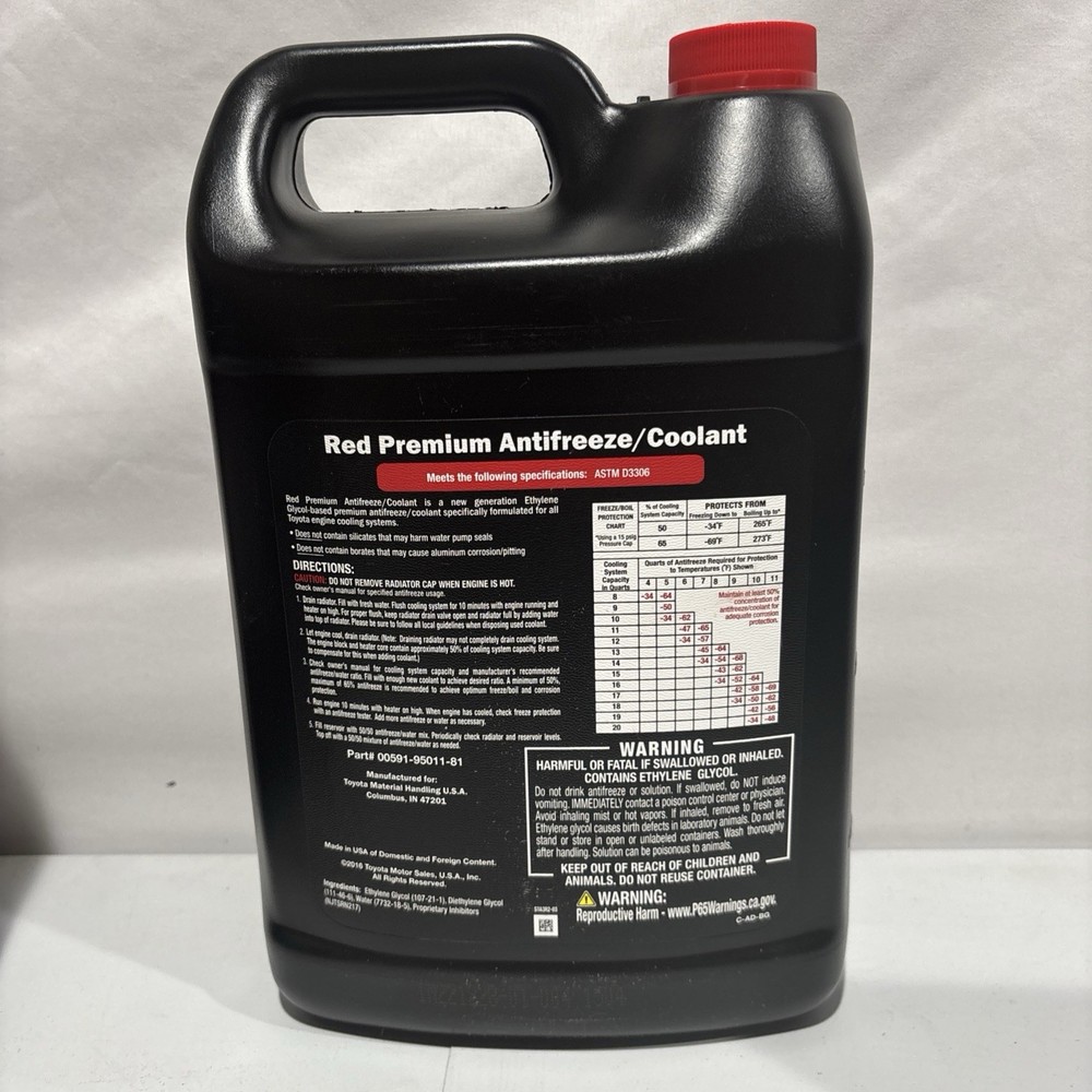 Red Premium Antifreeze/Coolant
