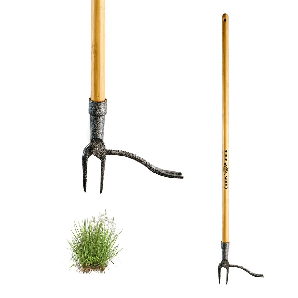 Stand Up Weed Puller Tool with Long Handle - 45.6” Ergonomic Weeder Puller - ...