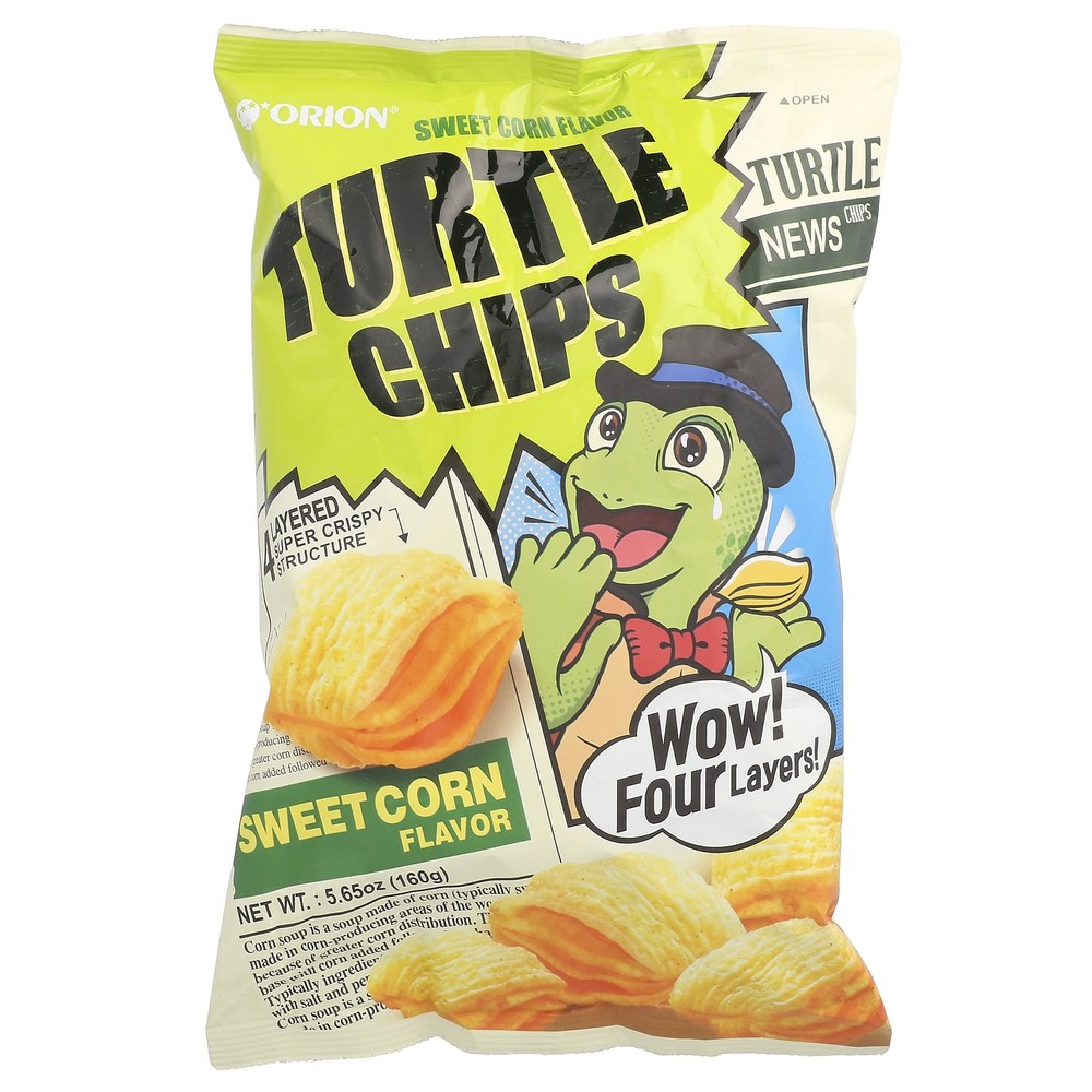 Turtle Chips, Sweet Corn, 5.65 oz (160 g)