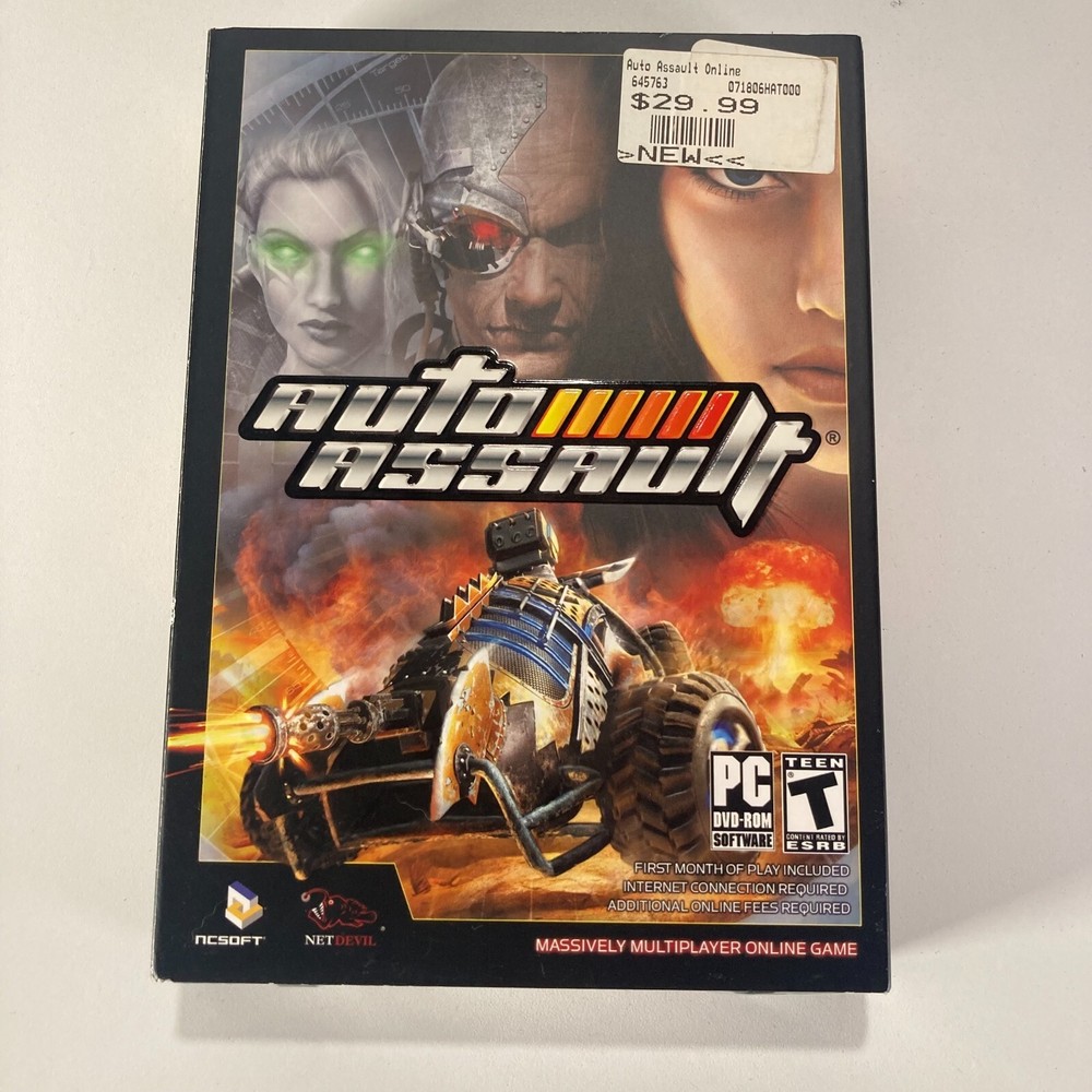 NEW SEALED AUTO ASSAULT PC GAME