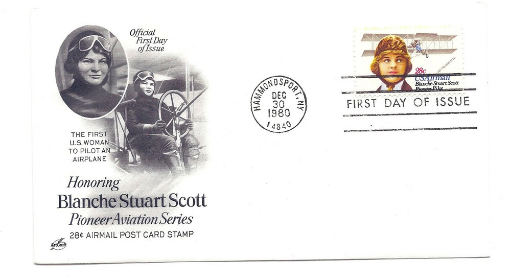 C99 Blanche Stuart Scott ArtCraft FDC