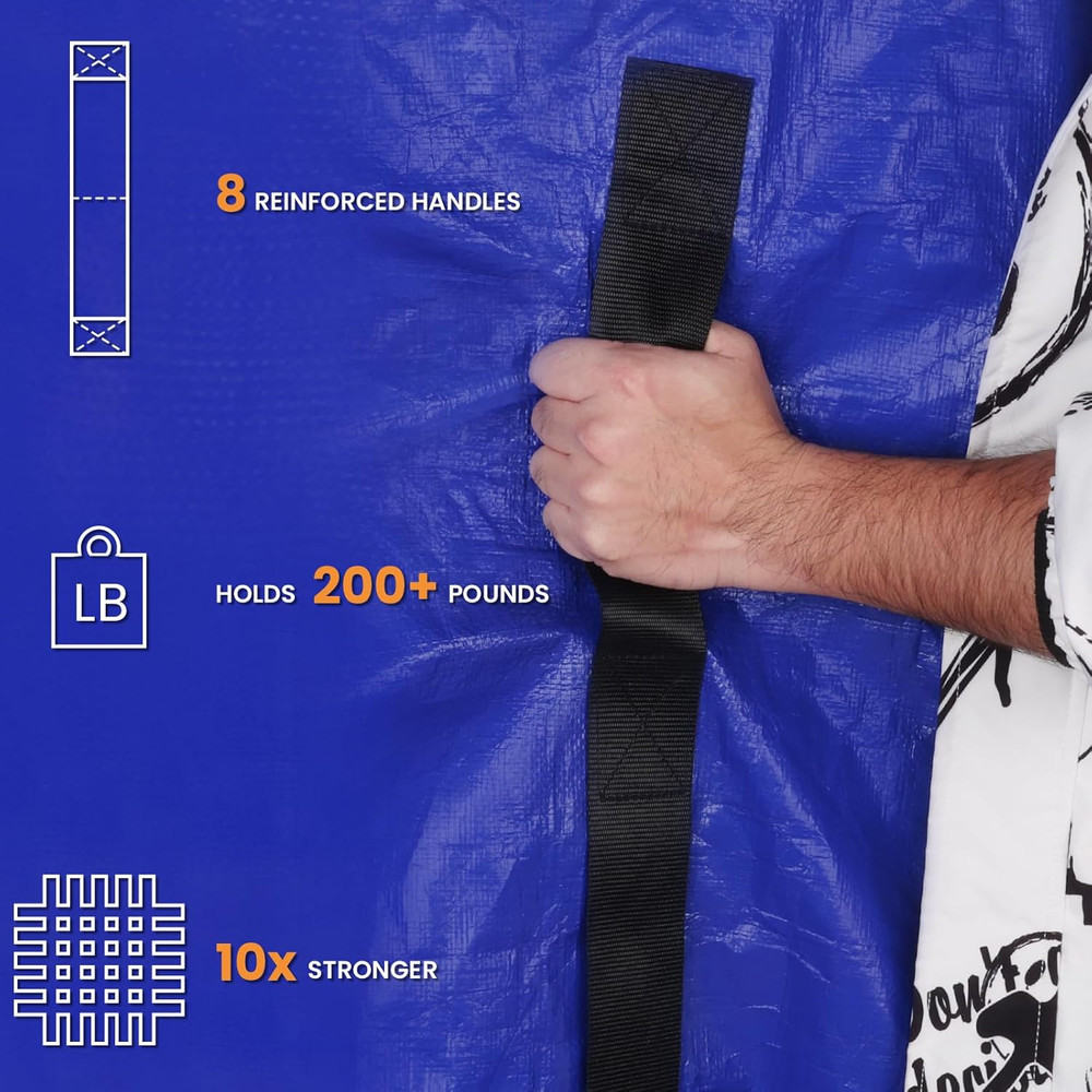 Queen Mattress Moving Bags - 2 Pack, Extra Thick & Waterproof Protector