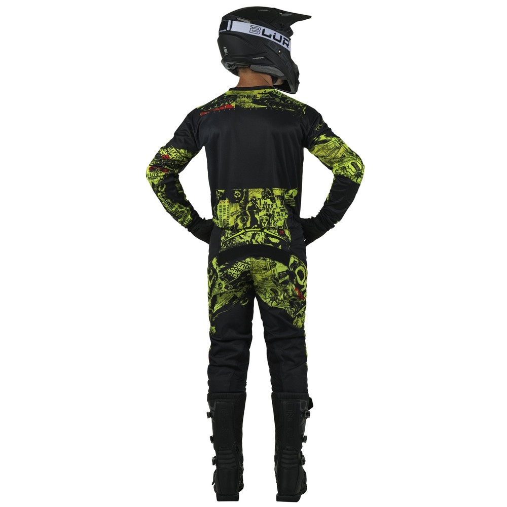 O'Neal Element Attack Black / Neon Pant Size 34 - E024-3334