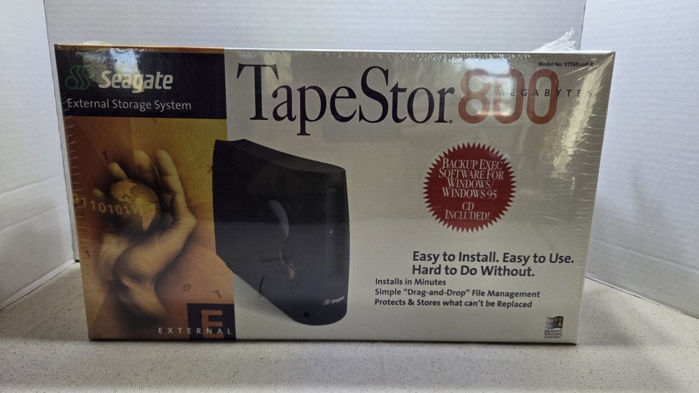 Seagate External Storage System Tapestor 800 Megabytes Model # Stt68oop