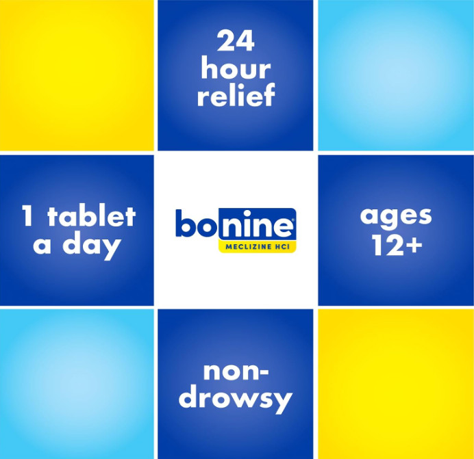 ✨ Bonine Motion Sickness Relief 16ct Raspberry Non-Drowsy Fresh NEW ✨