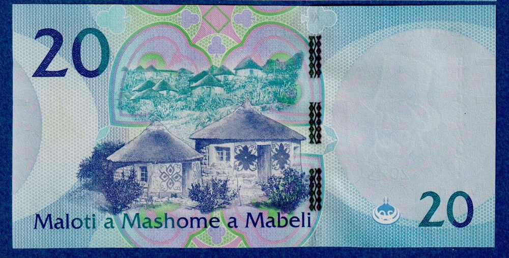 Lesotho 20 Maloti (2021/2022) P-22d - UNC Note