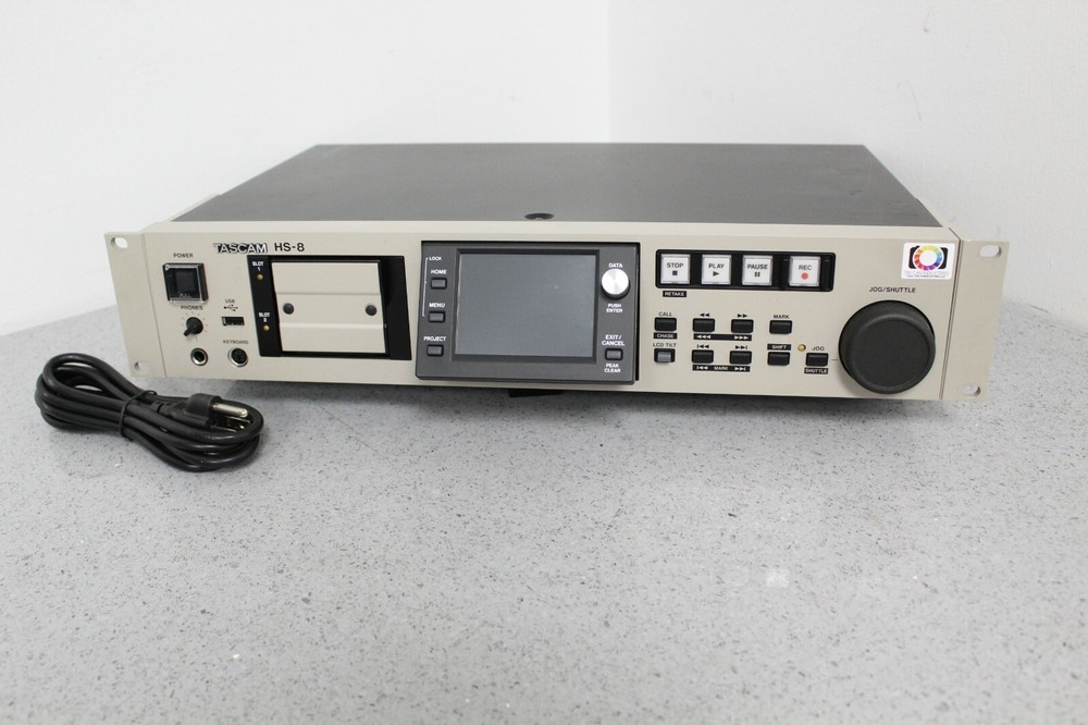 Tascam HS-8 8 Channel Solid State Rack Mounted Multi-Track Audio Recorder