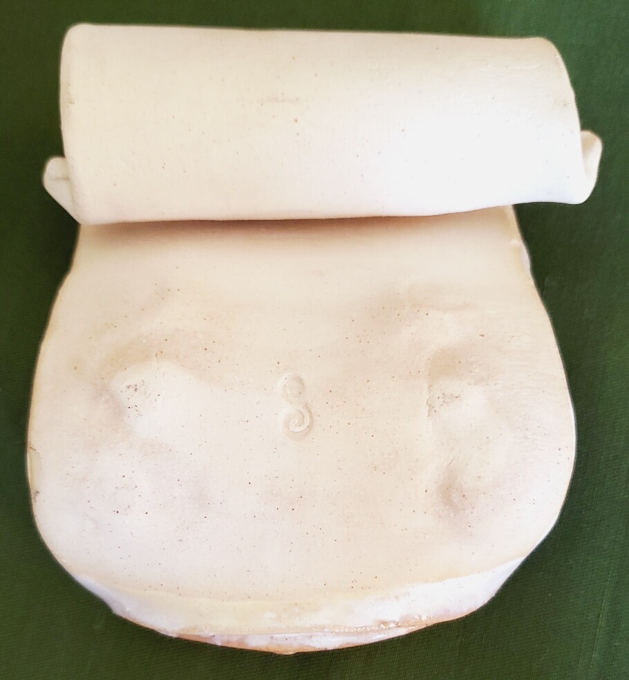 Unique Pair of 4"-5" Pottery Decorative Accent Dishes