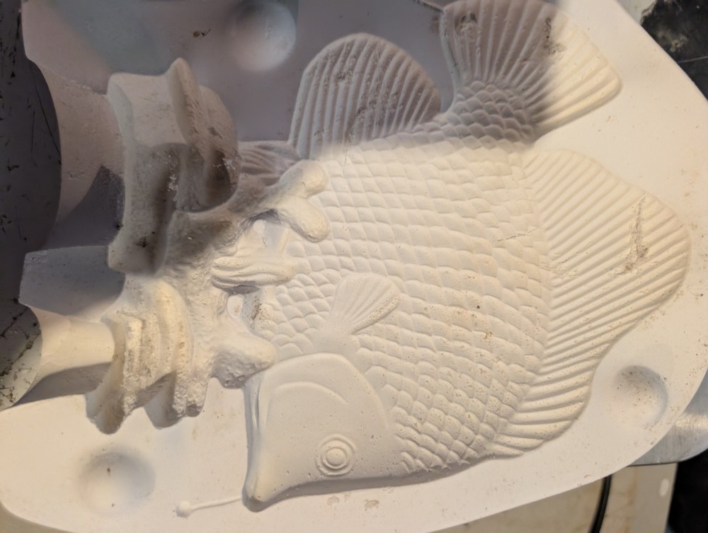 FISH Vintage Ceramic Slip Casting Mold