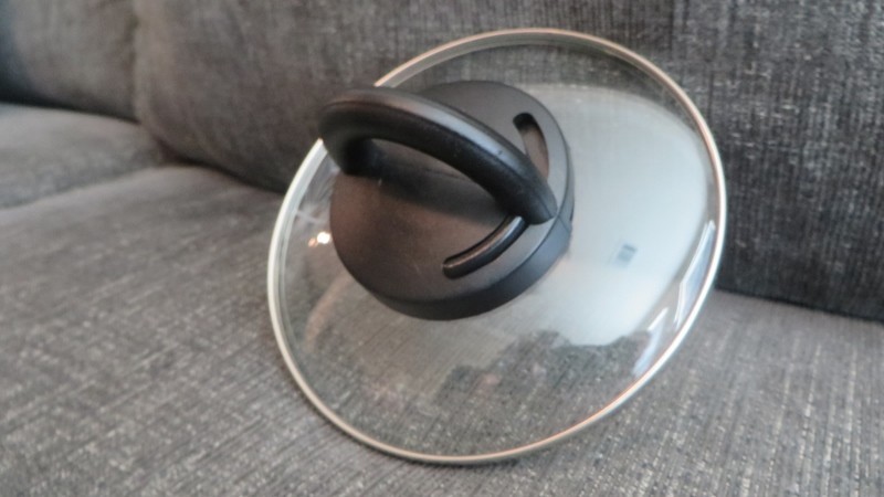 Pot / Pan Replacement Lid - Glass - Vented Handle - 5 3/4 Round - Unbranded