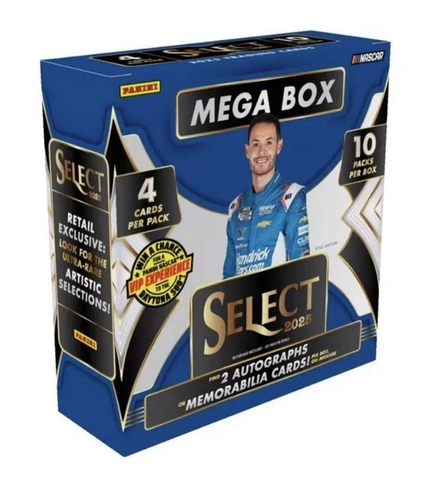 2025 Panini Select Racing Factory Sealed Mega Box