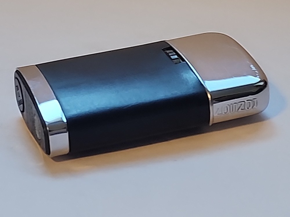 Vintage Ronson Lighter Black Silver Cigarette Lighter