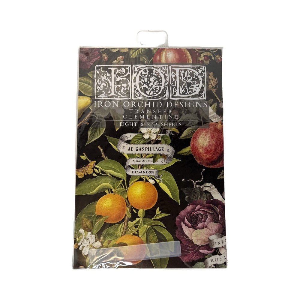 Iron Orchid Designs (IOD) Clementine Transfer