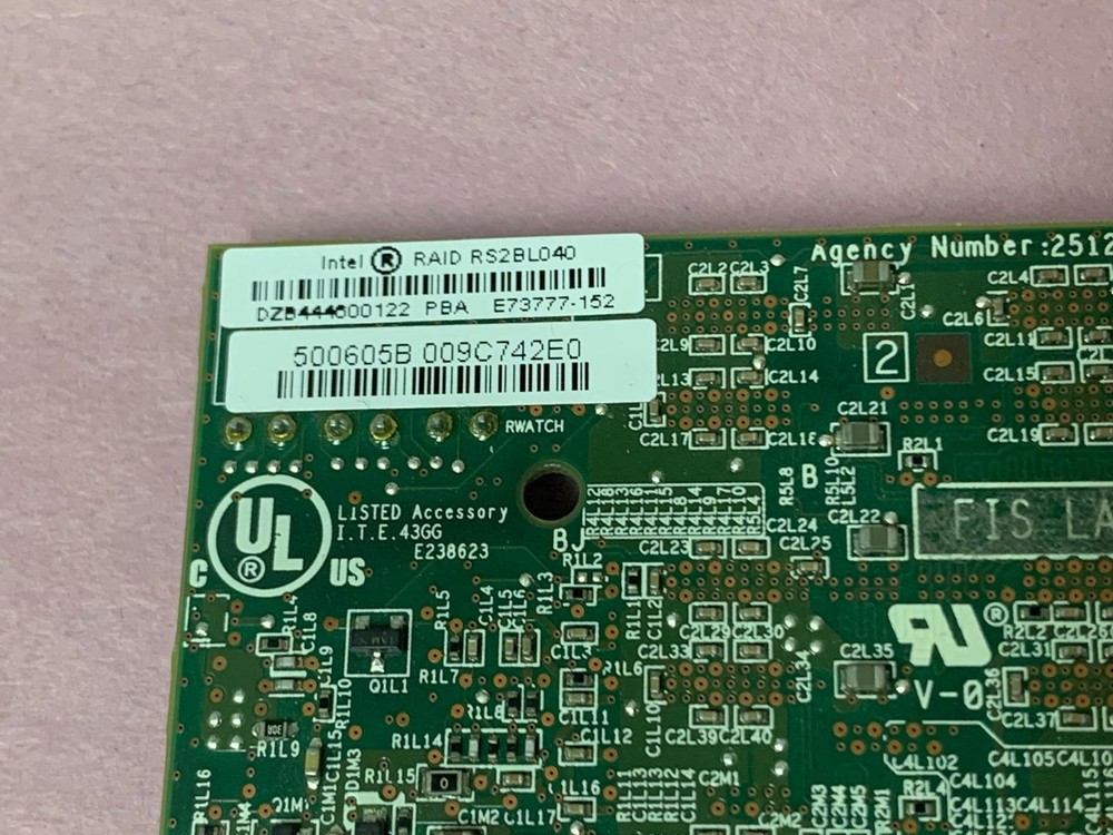 ✨ Intel RAID Controller RS2BL040 6Gb/s SAS/SATA RAID✨