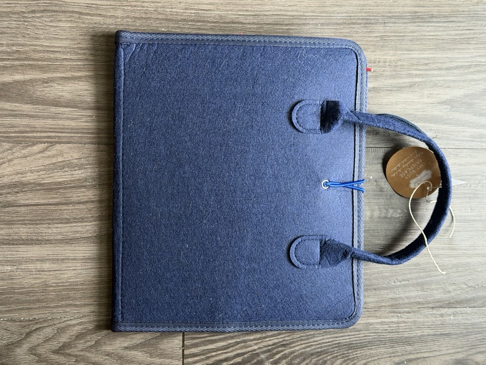 Mud Pie Blue My Busy Briefcase