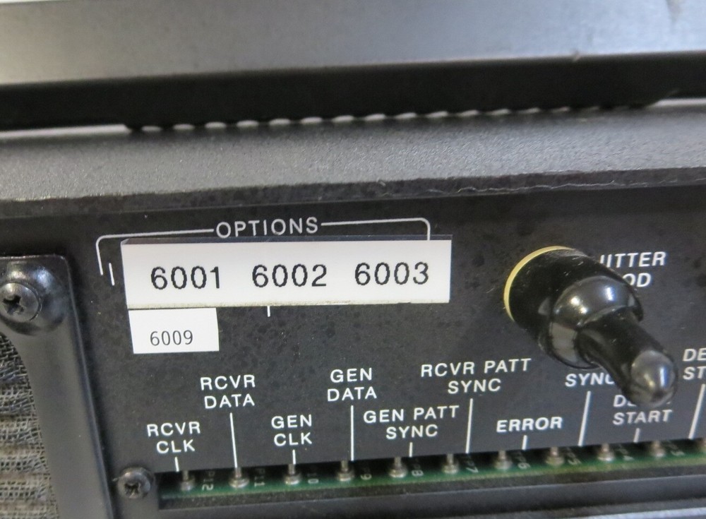 TTC FIREBERD 6000A FIREBERD COMM ANALYZER; OPT 6001; 6002; 6003; 6009