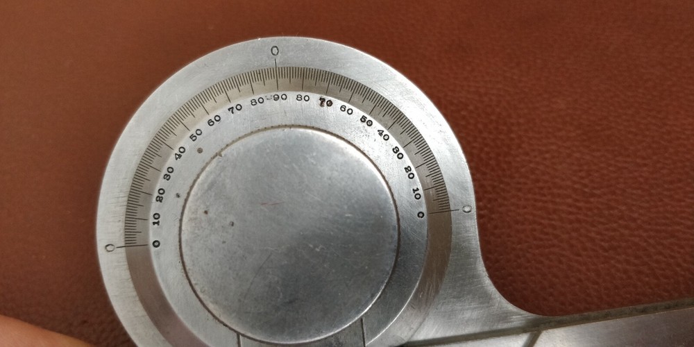 Brown & Sharpe 599-493-6 6" IMPROVED BEVEL PROTRACTOR,