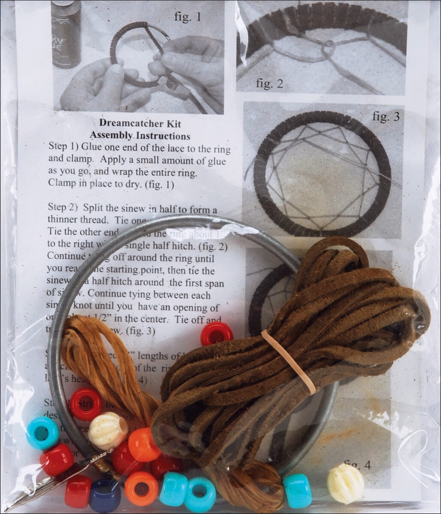 Leathercraft Kit Mini Dreamcatcher 3"