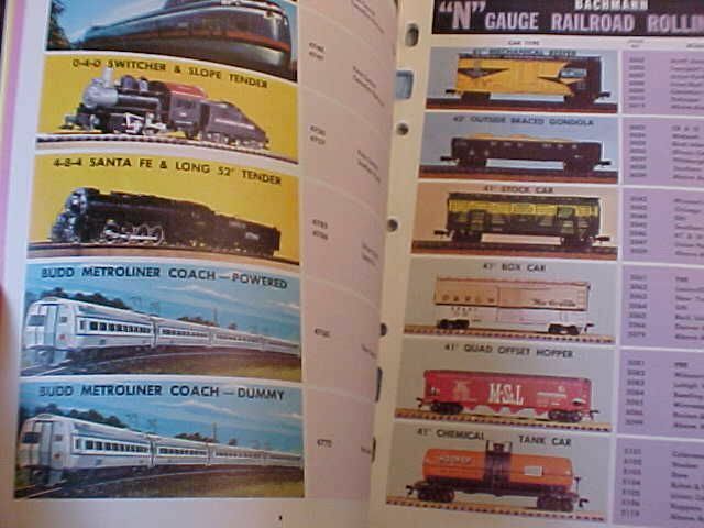 ORIGINAL 1969 BACHMANN TRAIN / AIRPLANES / TOYS CATALOG