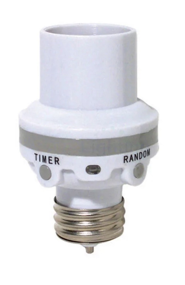 Westek SLC6CBC-4 100W Programmable Screw-In Light Control, White (2 Pack)