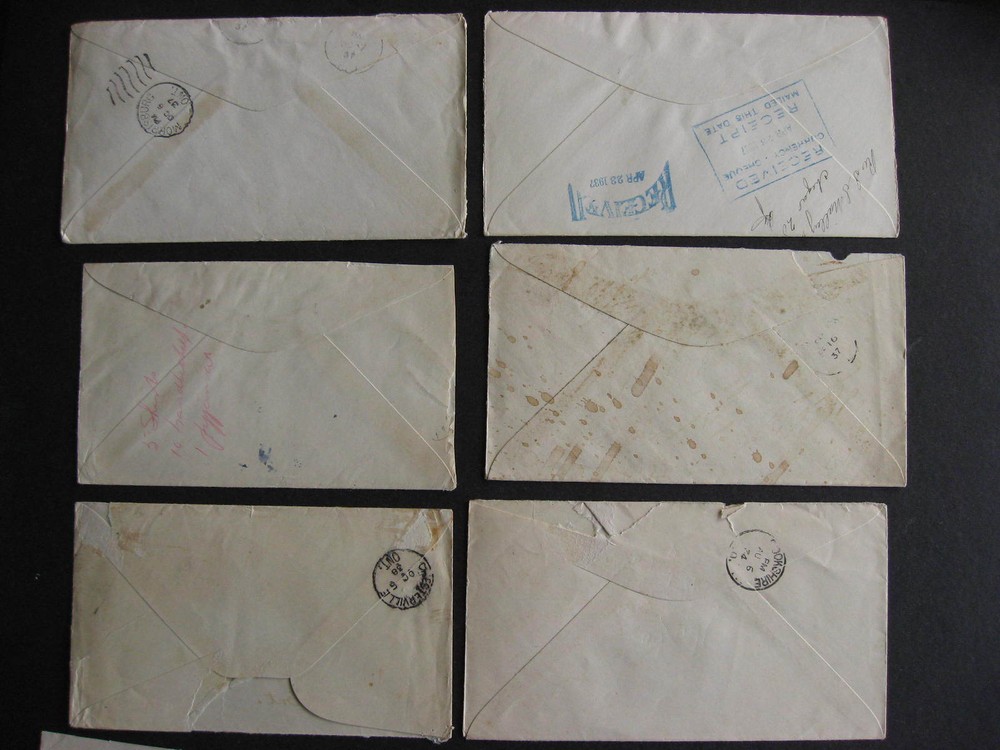 CANADA 21 old split ring cancelled covers, from old hoard, check them out!