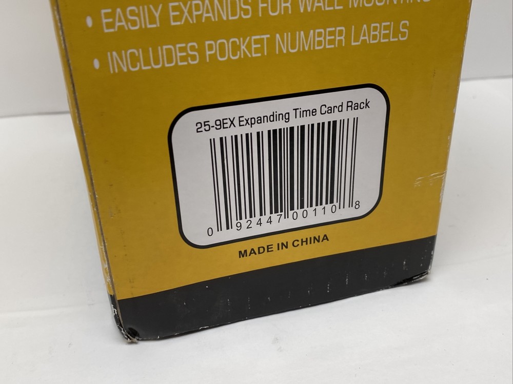 Lathem Time Expandable Time Card Rack 25-9EX With Box