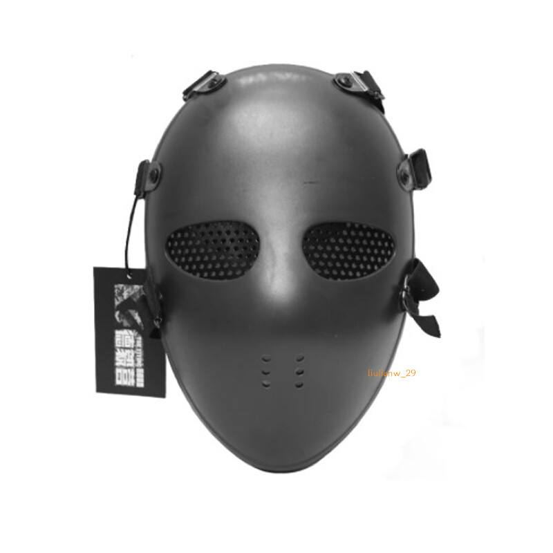 US Protective Mask Breathable Full Mesh Face Motion Guard Hunting Protect Black