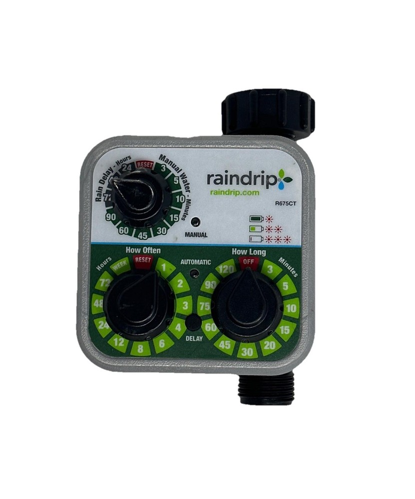 Raindrip R675CT Automatic Irrigation Timer w/ Filter – New Open Box