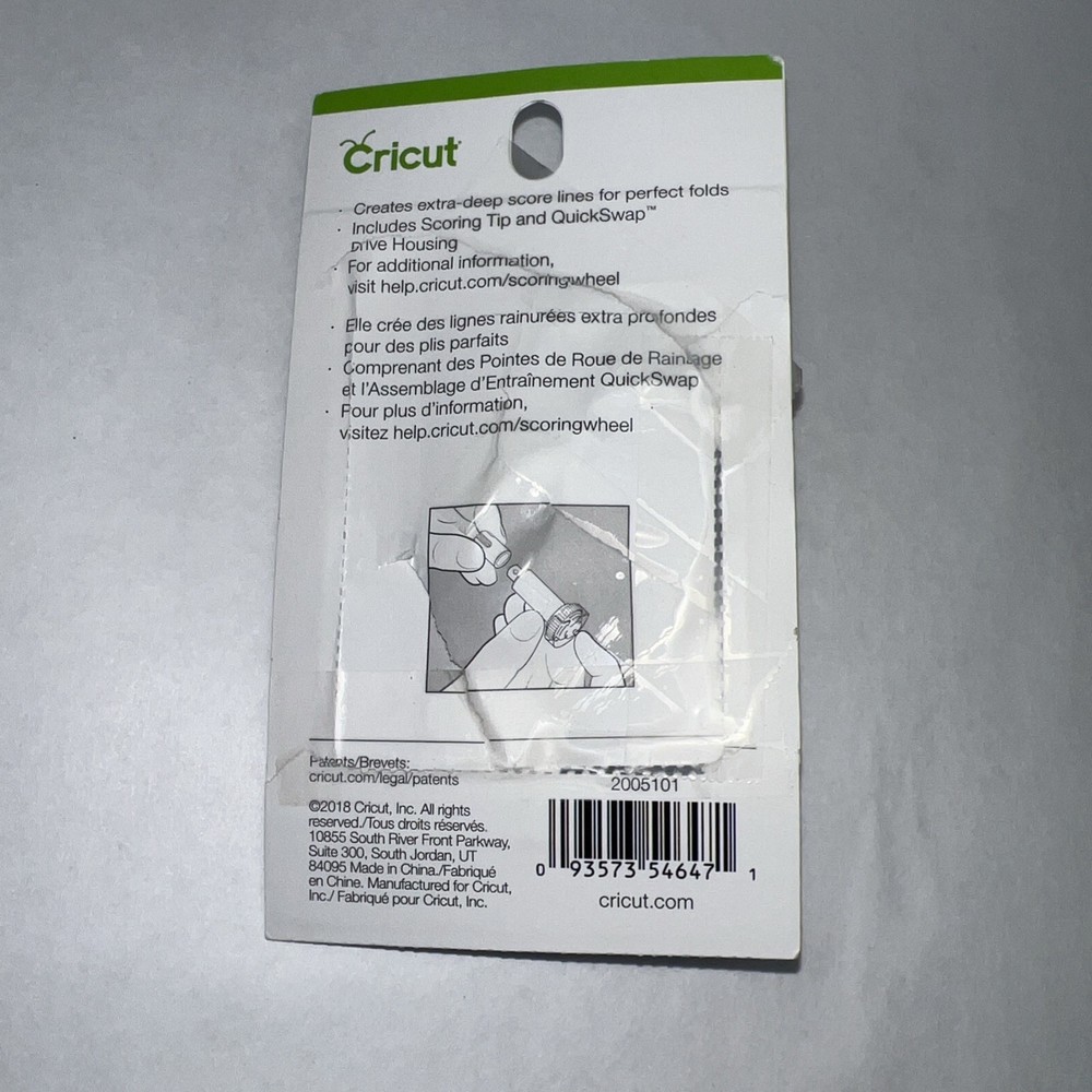 Cricut Single Scoring Wheel with Drive Housing