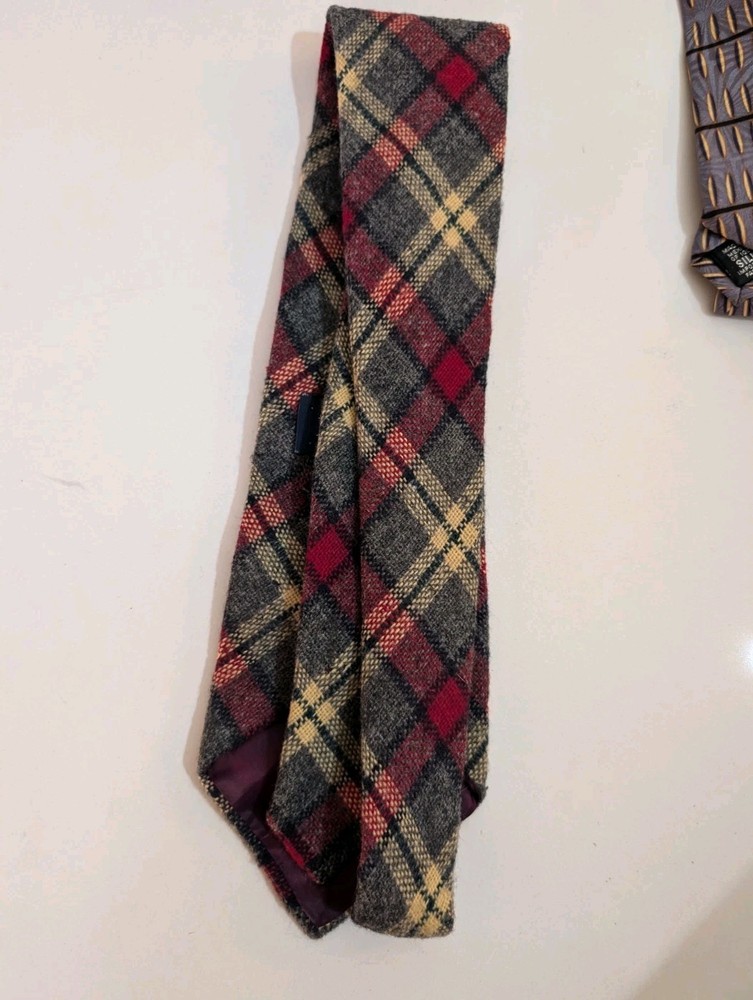 Kelly One Wool Mens Tie - Vintage