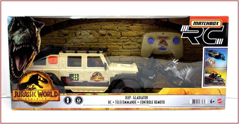 Jurassic World RC Jeep GLADIATOR Full Function Control + Dinosaur & Claw 🌟NEW🌟