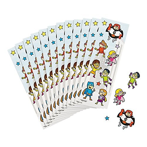 Superhero Super Stickers 24 sheets