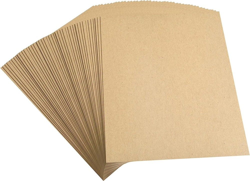 Versatile Sturdy Chipboard Sheets - Multi-Purpose - 8.5" x 11" - 100 Sheets