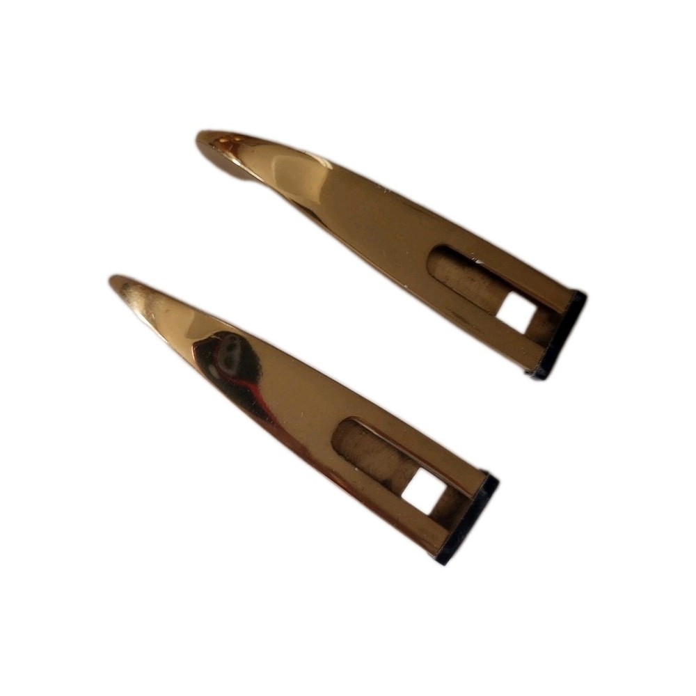 2 Andersen Window Lock Handle For Perma Shield Window Bright Brass (3 1/8") NOS