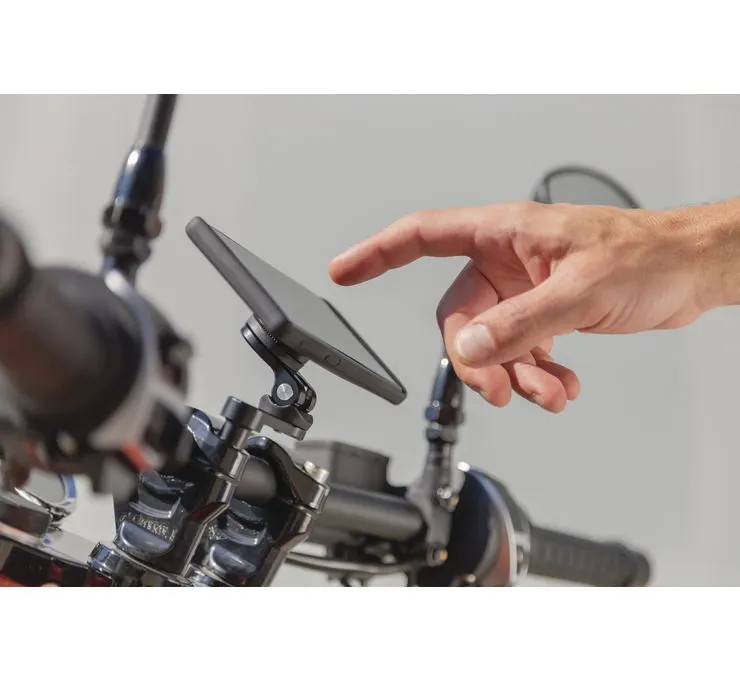 SP Connect Black Handlebar Riser Clamp Mount PRO Harley & Custom Application