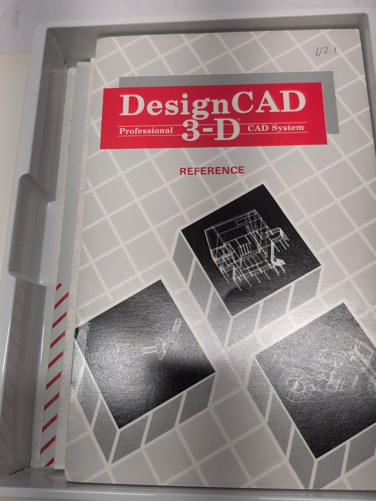 Design CAD 3-D system software floppy disk IBM